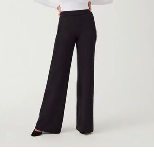 SPANX Black Wide Leg Pants